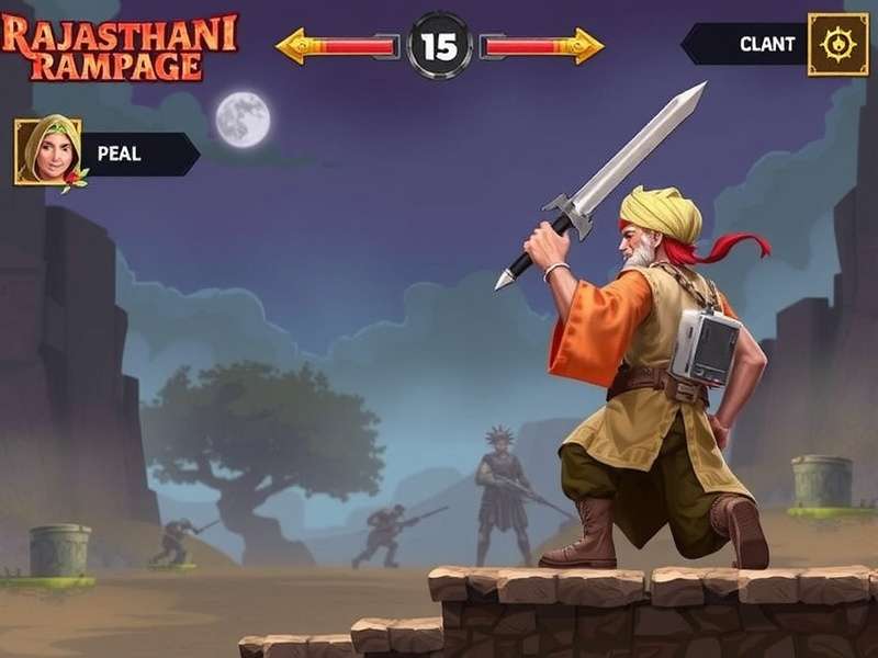 Rajasthani Rampage gameplay screenshot